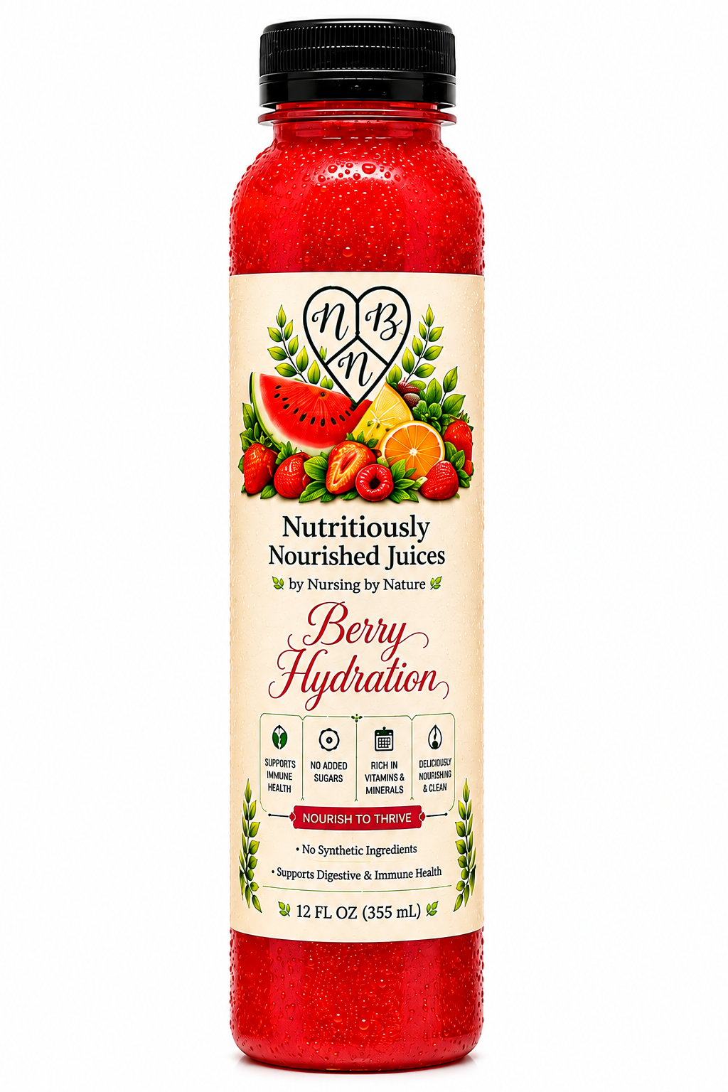 Berry Hydration juice bottle